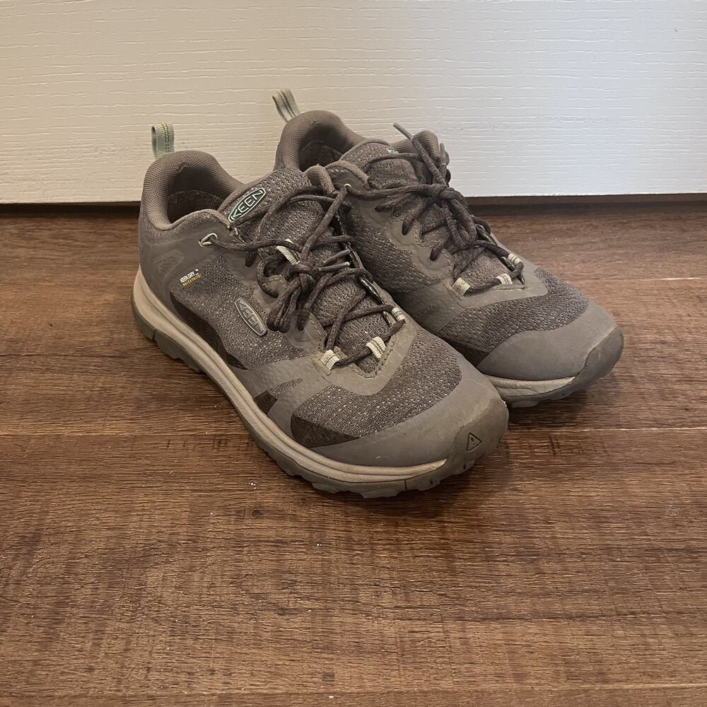 KEEN Women Terradora 2 Waterproof Low Height Hiking Shoe Grey/Ocean Outdoor 8.5